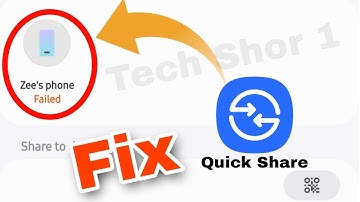 Quick Share File Sending Failed Problem Solve