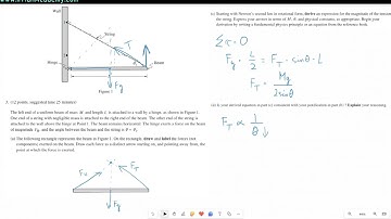 AP Physics 1: Algebra Based 2024 FRQ Video Solution Q3d