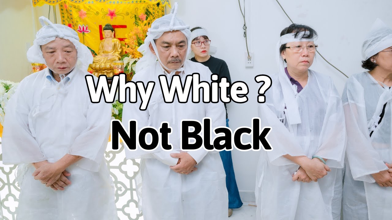 Почему на вьетнамских похоронах используют белые траурные повязки на голову (объяснение культуры)