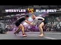 Bjj blue belt vs wrestler purple belt 2023