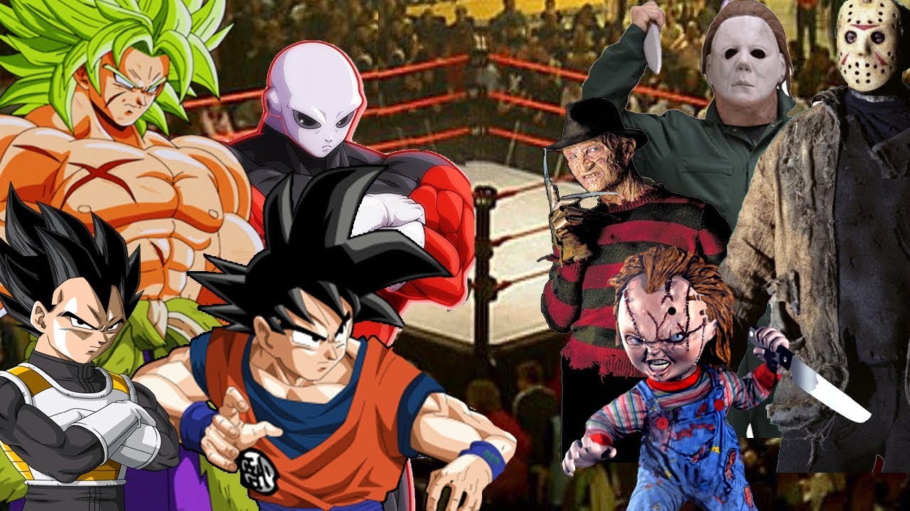 Dragon Ball SUPER VS Personajes de TERROR - YouTube