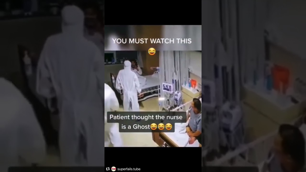 Patient thinks nurse is a ghost. MUST WATCH!!! Very funny WTF!!!!