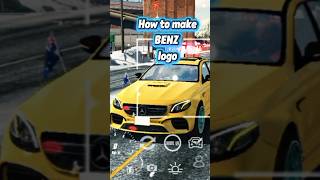 How to make benz logo tutorial in CPM #carparkingmultiplayer #carparking