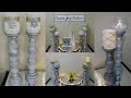 Dollar Tree DIY Candle Holders| DIY Glam Christmas  Home Decor DIY's