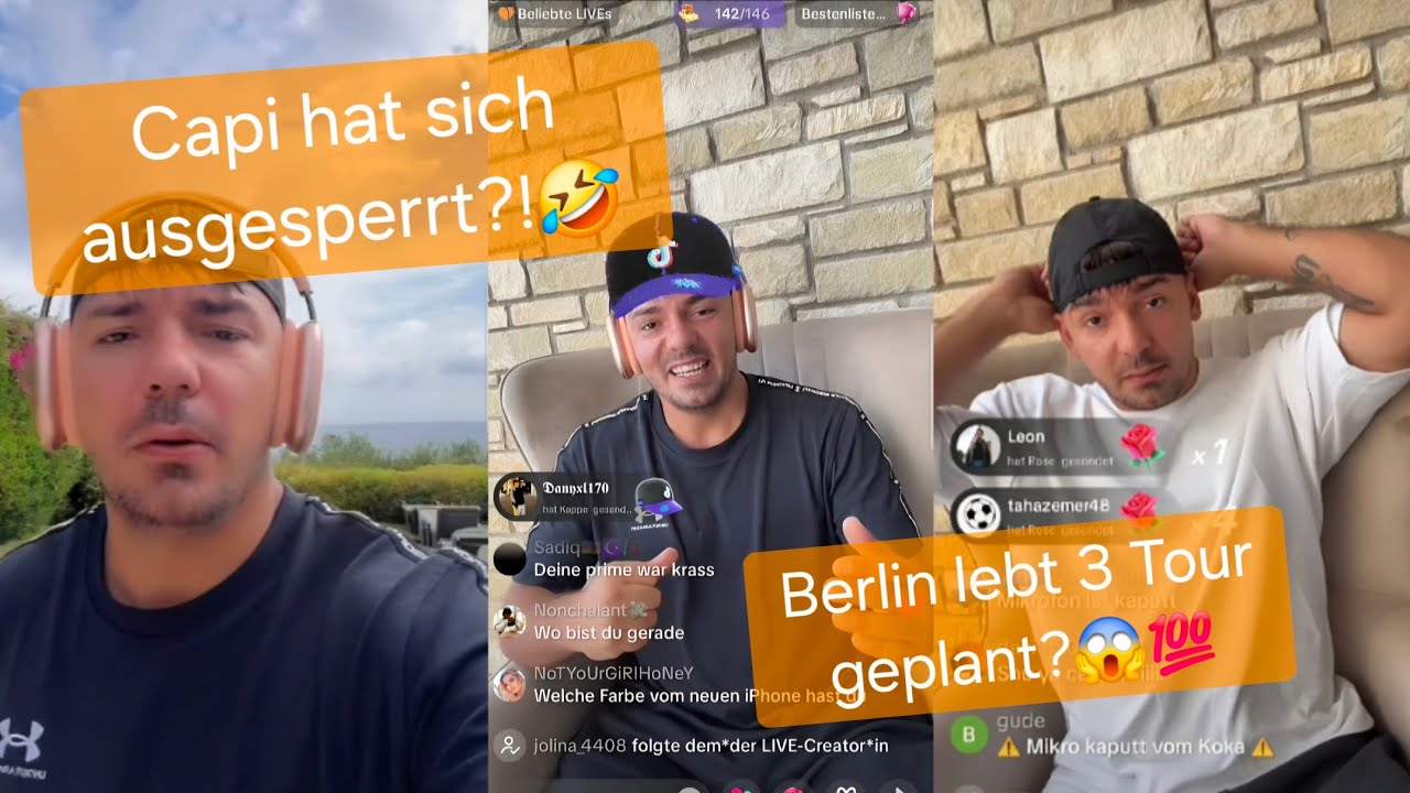 Capital bra hat sich ausgesperrt?!🤣 Bald Tour mit Samra?😱💯
