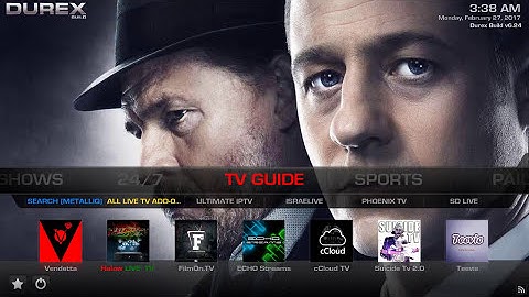 Kodi Durex Build  preview krypton v17.1