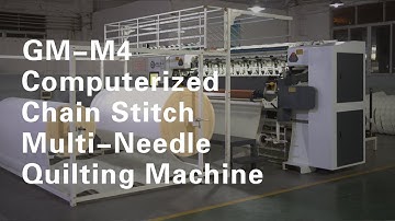 Mattress Computerized Multi Needle Chain Stitch Quilting Machine M4