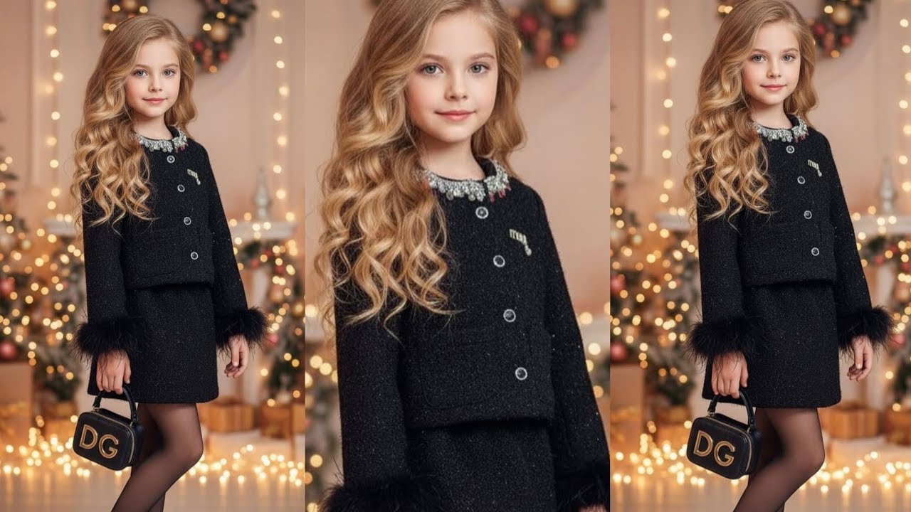 لأصحاب الذوق الرفيع💯💥 انصوبل جميل وراقي 💣لعيد 2026(فاست  معى تنورة قصيرة)لعمر8\9سنوات🥰😍