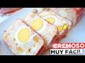 ¡IMPRESIONANTE! PASTEL FRÍO de POLLO Y JAMÓN 🌮😍 PREPÁRALA el DIA ANTES (Con huevo y pistachos) 😋