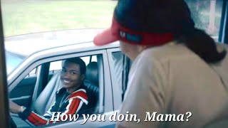 BMF Starz Meech met his Mother after a Long Time at Wendy's😭♥️| BMF 2x01 Clip