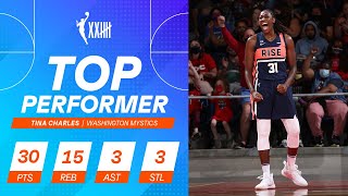 Tina Charles (30 PTS, 15 REB, 3 STL) Is On A Tear For The Mystics (June 19, 2021)