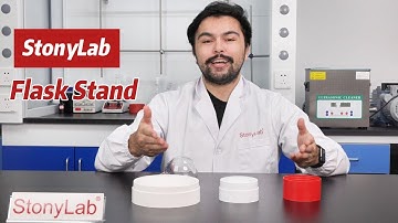 StonyLab Plastic & Rubber Flask Stands – Durable Holders for Round Bottom Flasks 🧫🔬