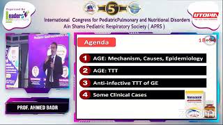 Acute GastroEnteritis Prof Ahmed Badr