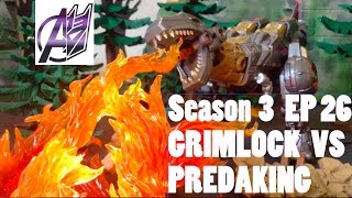 Transformers Prime Legacy Ep 26 [Grimlock vs Predaking] Stop Motion