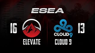 CS:GO | eLevate vs Cloud9 | ESEA S18 NA Invite