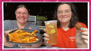 Taco Bell BBQ Chicken Topped Fries, Mango Peach Agua Refresca & Dulce de Leche Cinnabon Delights!