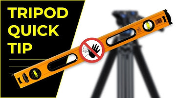 TRIPOD Quick Setup and Leveling Trick For Beginners