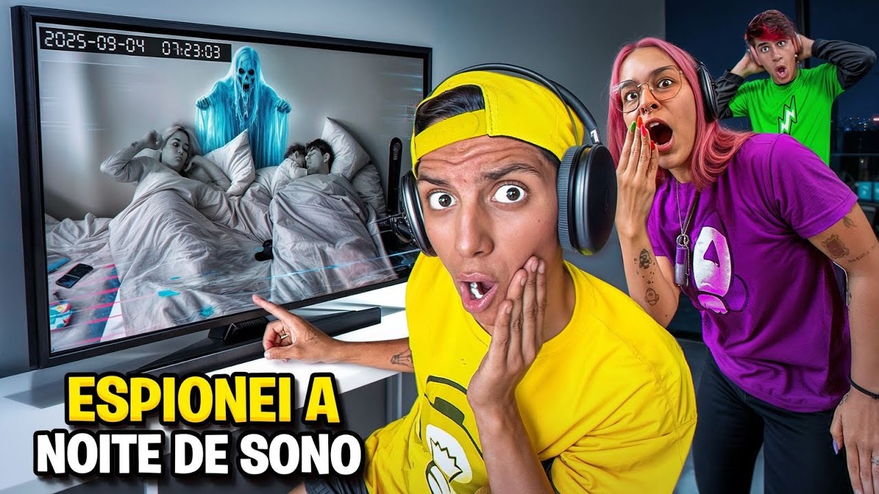 ⁣ESPIONEI A NOITE DE SONO DA KATLEN E DO VOID *Coisas estranhas aconteceram