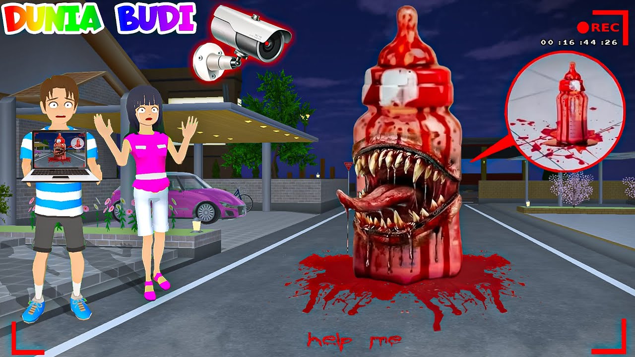 Yuta Mio Panik! CCTV Merekam BOTOL BAYI BERDARAH Mengerikan di Depan Rumah 😱