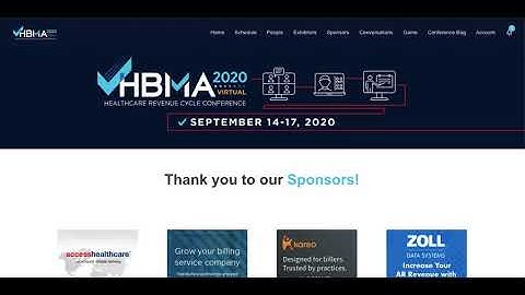 Sneak Peek of HBMA 2020: The Virtual Healthcare Revenue Cycle Conference