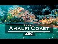 Amalfi coast italy   by drone 4k
