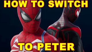 Spider-Man 2: How to Switch to Peter Parker
