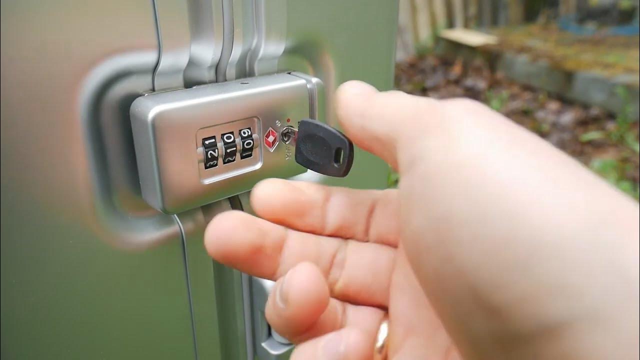 How To Easy Unlock Suitcase TSA Lock password [DIY] YouTube