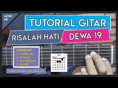 Tutorial Gitar (RISALAH HATI - DEWA ) VERSI ASLI