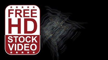 Free Stock Videos – distorted tunnel rotating slowly on black background 3D animation