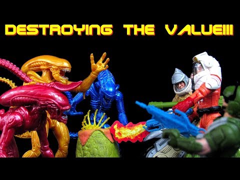 Lanard Alien Collection - Aliens Swarm Sets Figures - Destroying The Value