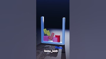 Tetris Softbody Mesh 495 / Blender Animation #softbody #games #tetris #gaming #animation #puzzle