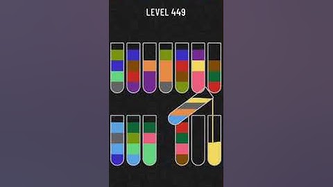 Water Sort Puzzle Level 449 Walkthrough Solution Android/iOS 💦