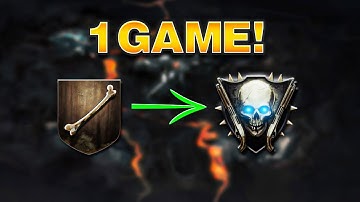 Zombies MAX RANK in ONLY 1 GAME - Black Ops 2