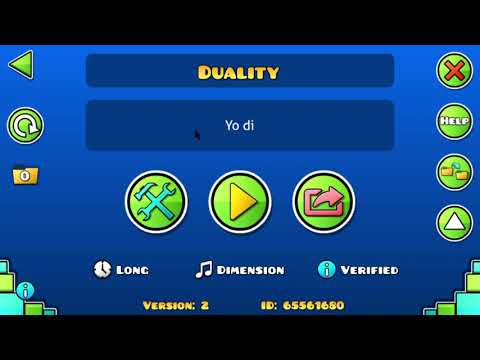 "Duality" LAYOUT #1 by (me) | geometry dash 2.11