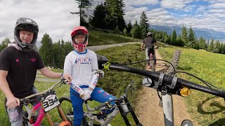 Gabriel Wibmer & Rudi Eichhorn Sending It At Bikepark Innsbruck | CLLCTV Hot Laps