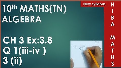 10th Class Maths Algebra Square root sums Ex:3.8 Q.no. 1 (iii- iv) Q no  3 (ii)  Important 5 marks.