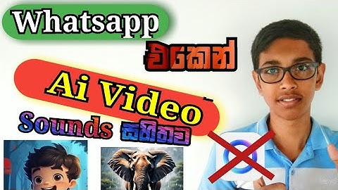 How ti make Ai Videos from whatsapp chatbot in sinhala by Udith tech bro @Udithyasinda