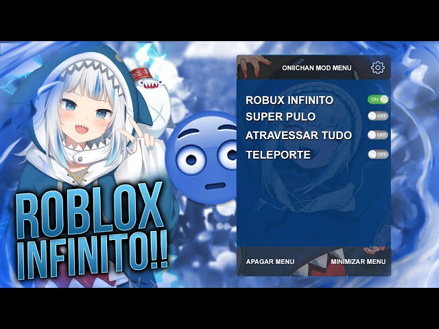 CORRE!!! MOD MENU 100% ATUALIZADO DE ROBLOX HACK ROBLOX/ VOAR/SUPER PULO/ROBUX  INFINITO?!! 