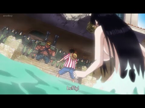 Moment Bertemunya Luffy Dengan Boa Hancock Lagi Di Wano Episode 895 Lagi Mandi Omg Youtube