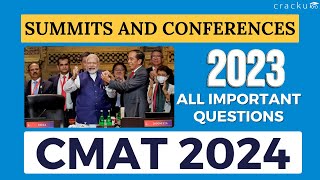 CMAT 2024 Important 2023-24 Summits & Conferences | CMAT GK Questions by Cracku - MBA CAT Preparation 1,085 views 1 month ago 14 minutes, 56 seconds