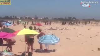على شاطئ العراة انتهى هؤلاء اللاجئون