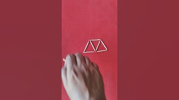 Matchstick Puzzles – Move 3 matchsticks to get 5 triangles - 3 - Shorts