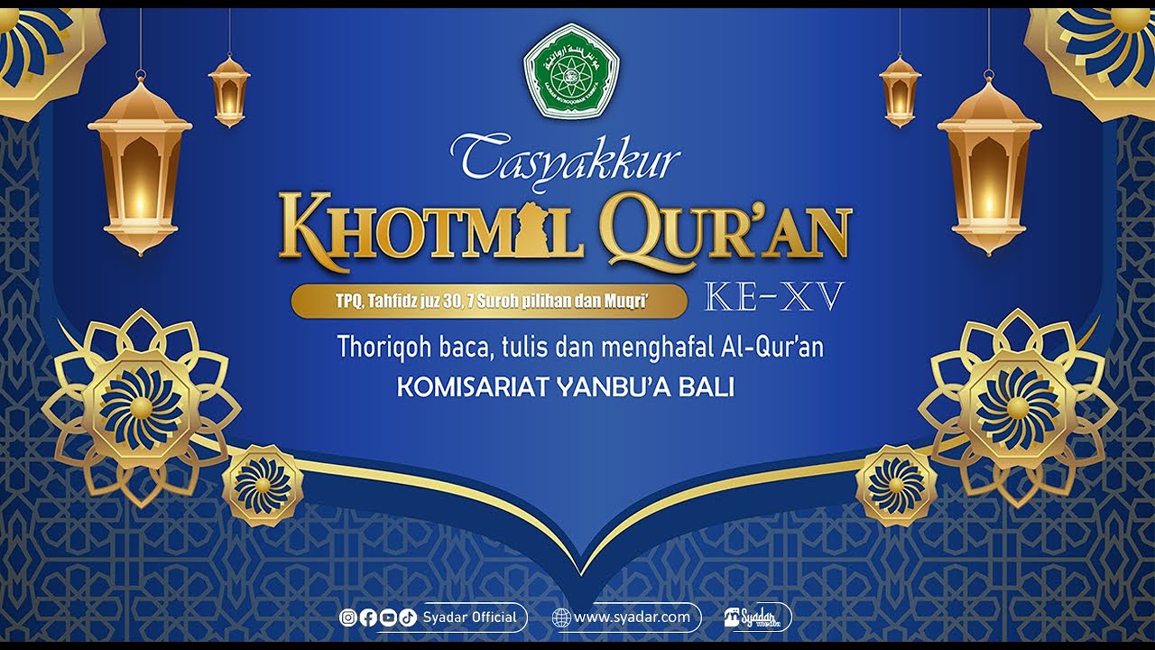 🔴 [Live] Tasyakkur Khotmil Qur'an Ke VX