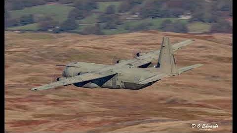 C-130 Hercules in the Mach Loop