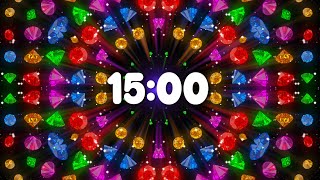 15 Minute Hypnotic Kaleidoscope Countdown
