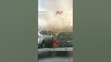 Nebraska Tornado DESTROYS Building In Seconds!