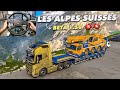 Vues vertigineuses dans les alpes suisses  beta 150 euro truck simulator 2