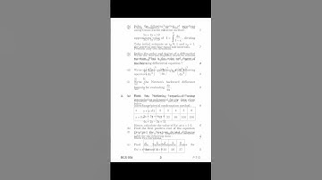 #shorts BCS-054 DECEMBER 2021 Question Paper (Computer Oriented Numerical Techniques)
