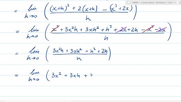 29th July - Differentiation by first principles final example cubic