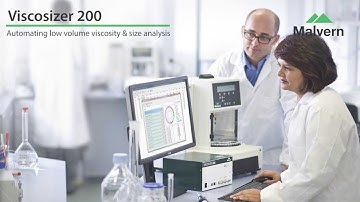 Automated low volume size and viscosity analysis - Viscosizer 200
